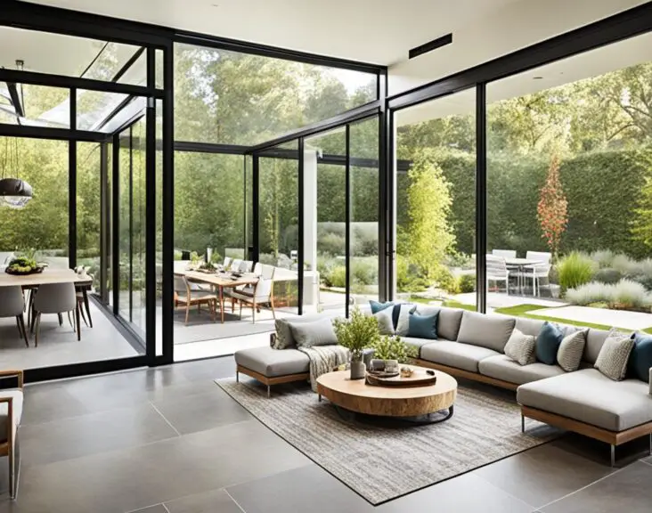 32. Indoor-outdoor living spaces