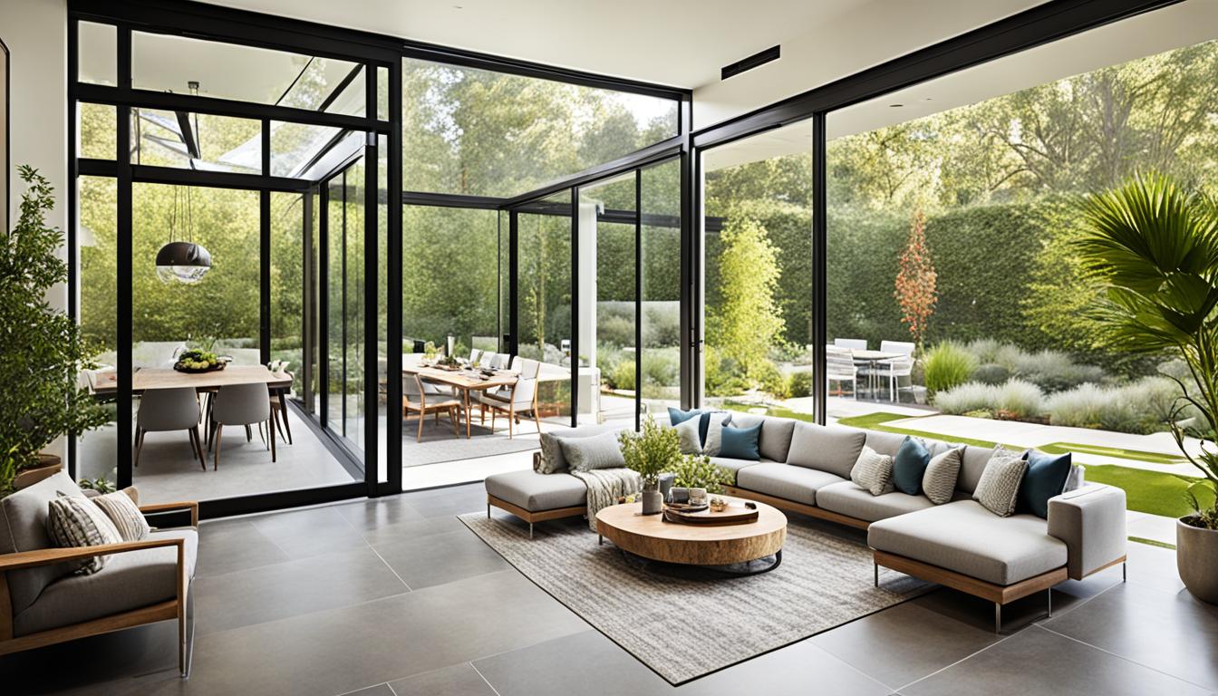 32. Indoor-outdoor living spaces