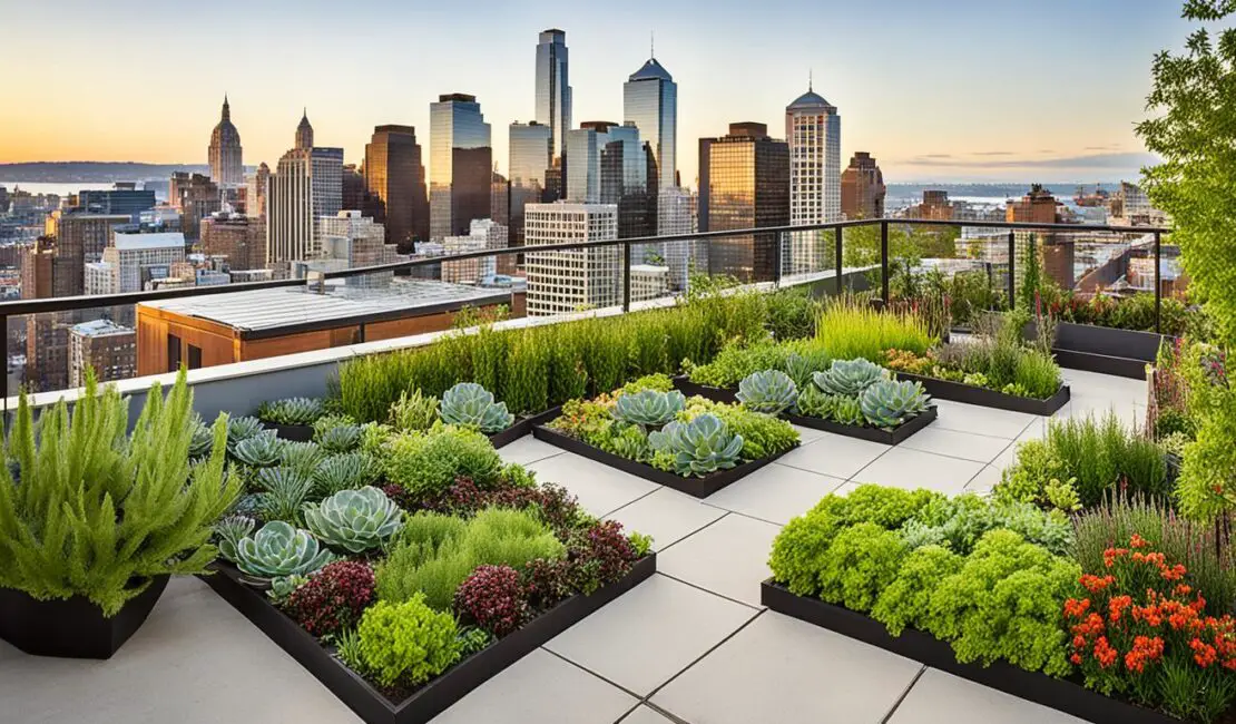 34. Urban rooftop gardens