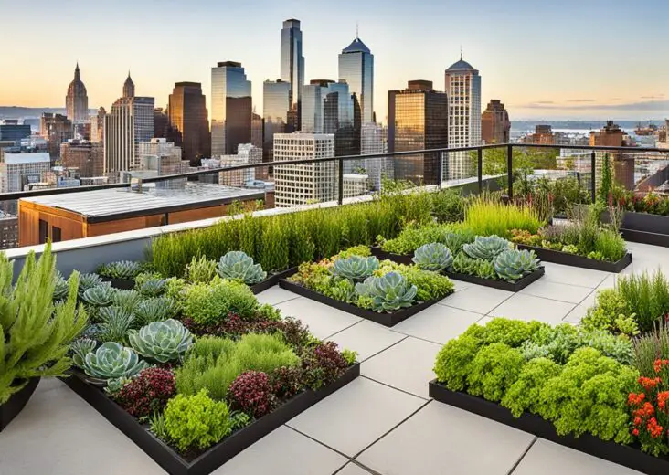 34. Urban rooftop gardens