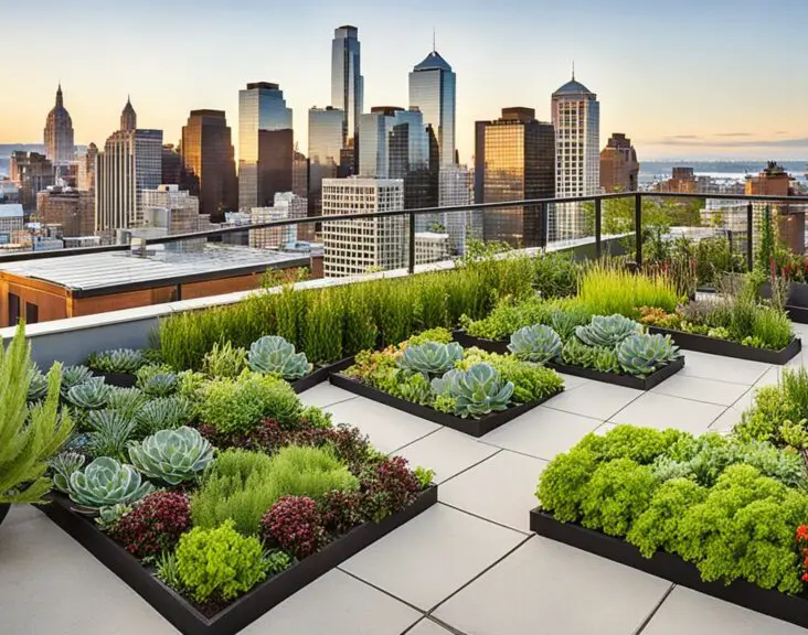 34. Urban rooftop gardens