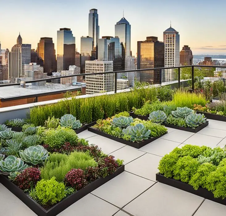 34. Urban rooftop gardens