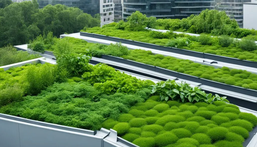 green roof air purification