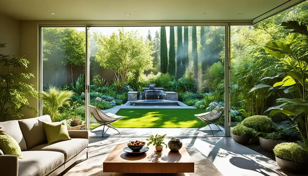 indoor-outdoor living space