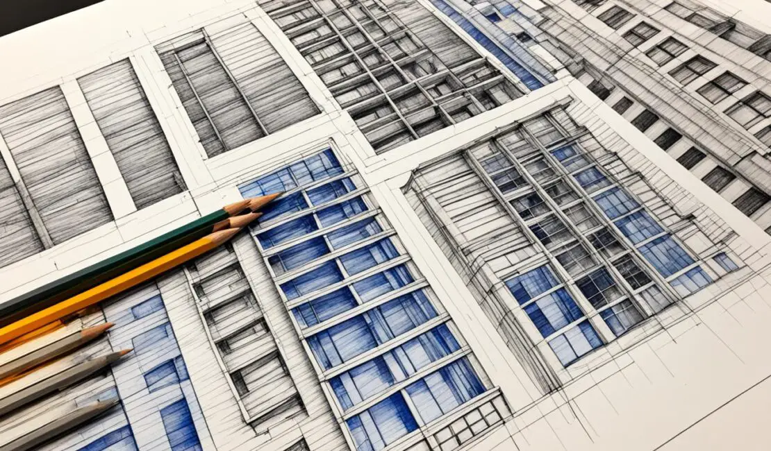 45. Architectural drawing techniques