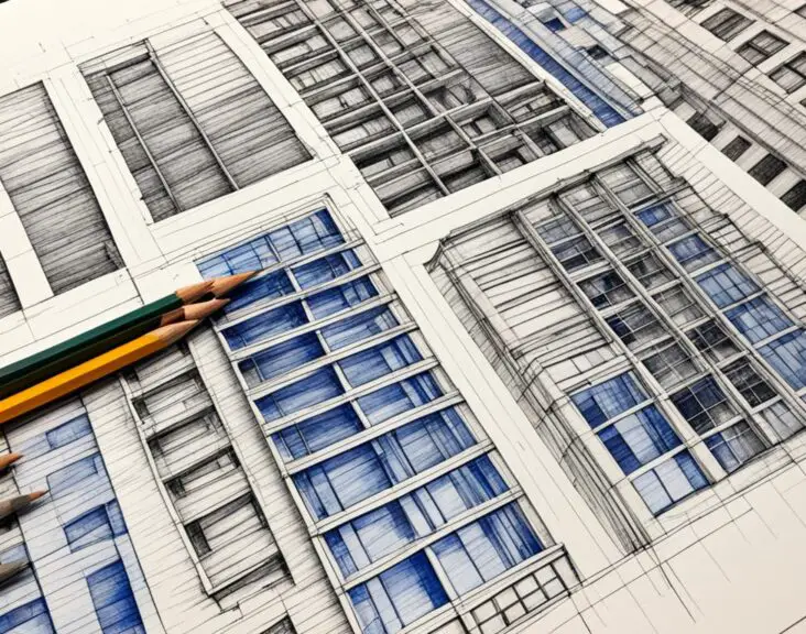 45. Architectural drawing techniques