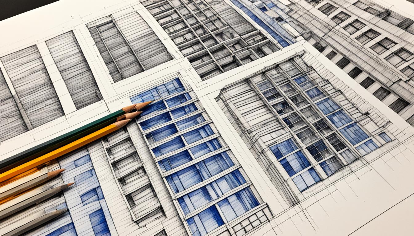 45. Architectural drawing techniques