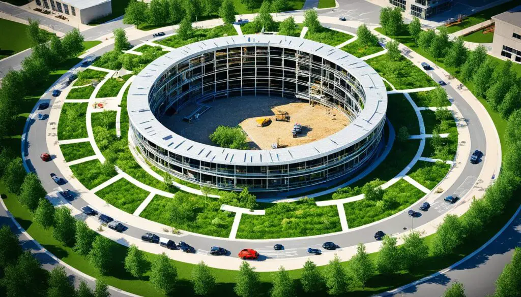 Circular Building Process for Sustainable Construction